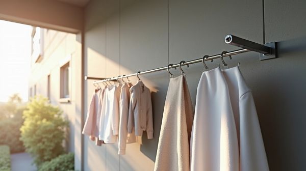 Choisissez l'étendoir à linge préféré des urbains pour gagner de l'espace
