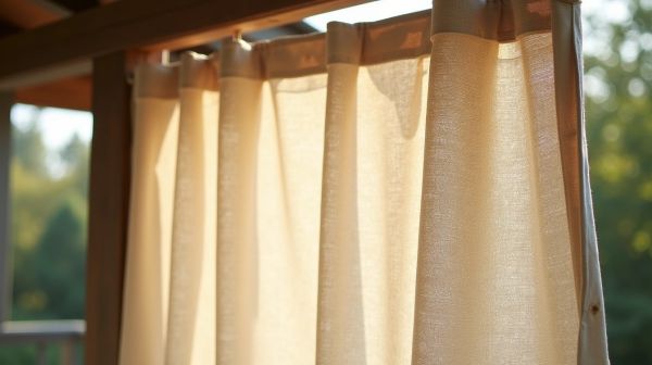 Rideaux extérieur : choisissez un style chaleureux et résistant